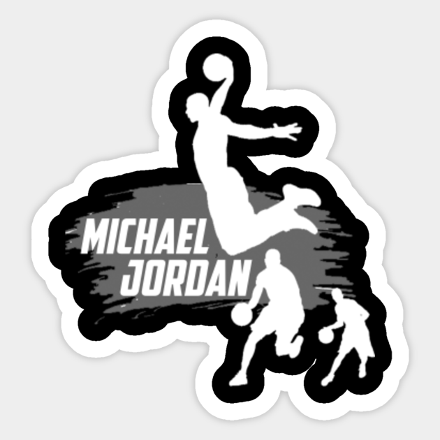 michael jordan jump dunk 3 jr - Michael Jordan - Sticker | TeePublic